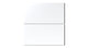 6x12 Natural Press Ceramic Tile in Gesso Matte