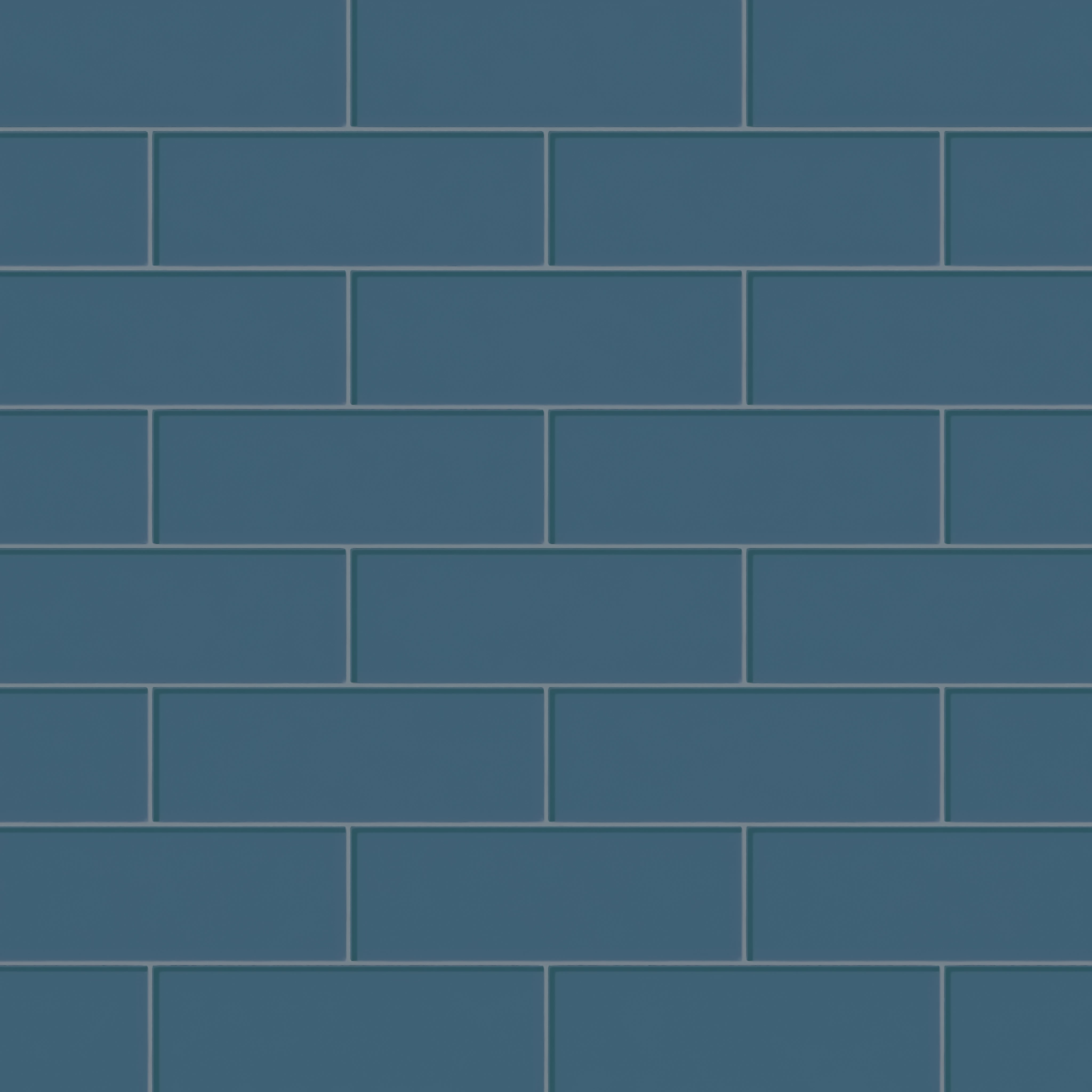 4x12 Glass Tile in Blue Jay Gloss