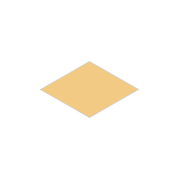 Large Diamond Original Ceramic Tile in Haystack Matte