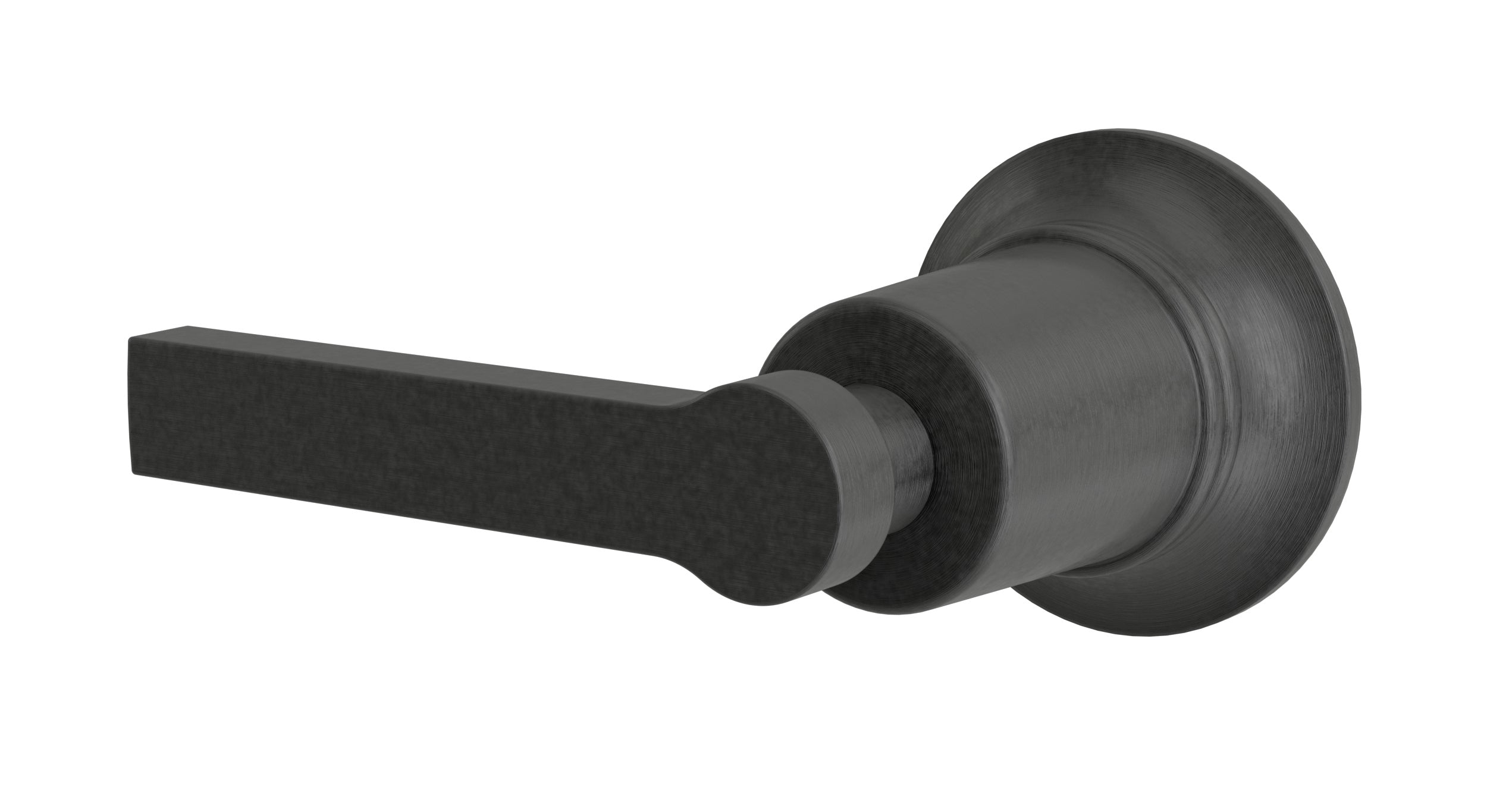 Emerson One Handle Wall Mount Diverter/Volume Control Shower Trim with Classic Lever Handle in Blackened Nickel