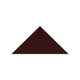 6" Triangle Original Ceramic Tile in Garnet Matte