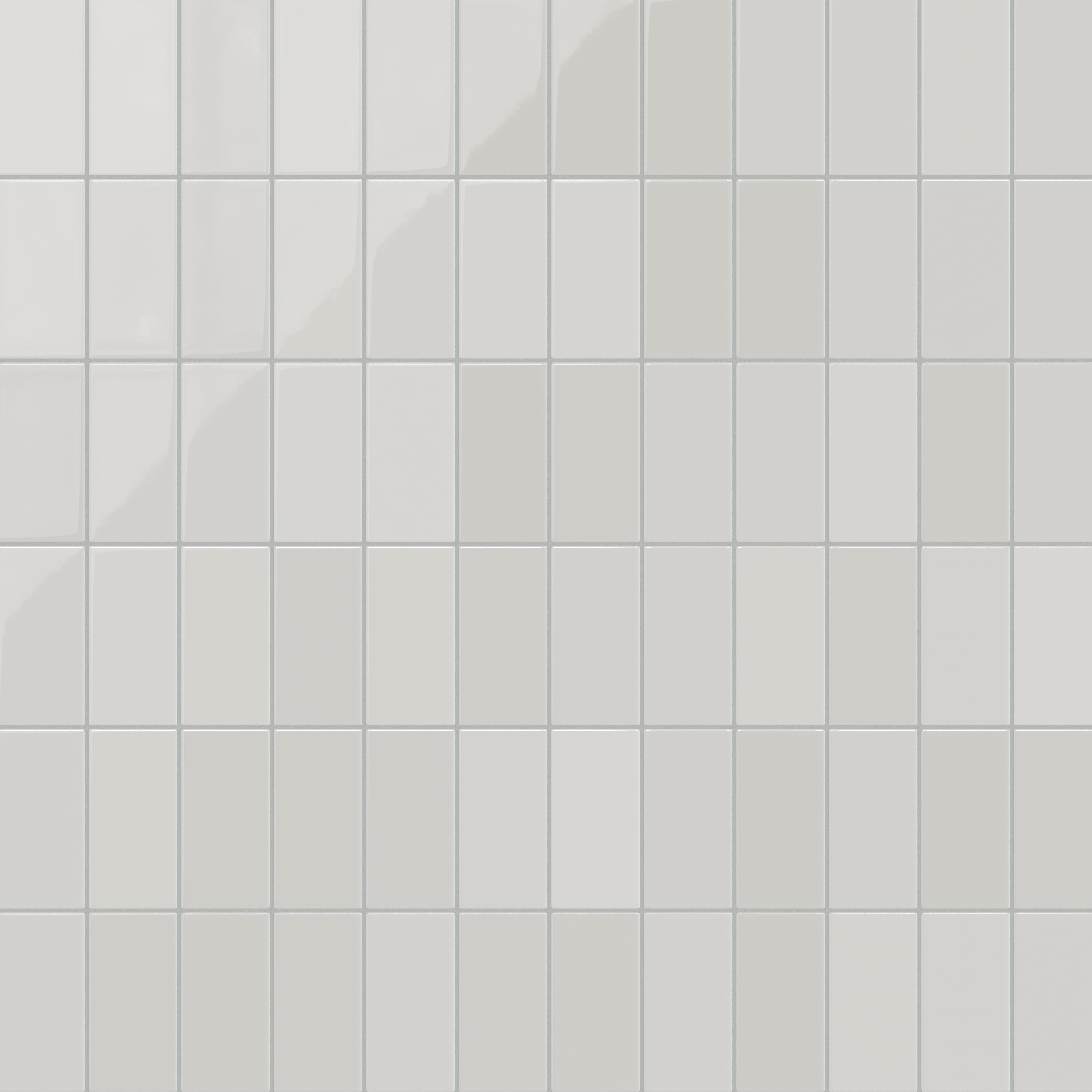 Quick Ship 3x6 Natural Press Ceramic Tile in Cloud Cover Gloss