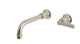 Emerson One Handle Wall Mount 8.25" Lavatory Faucet with Classic Lever Handle in Satin Nickel