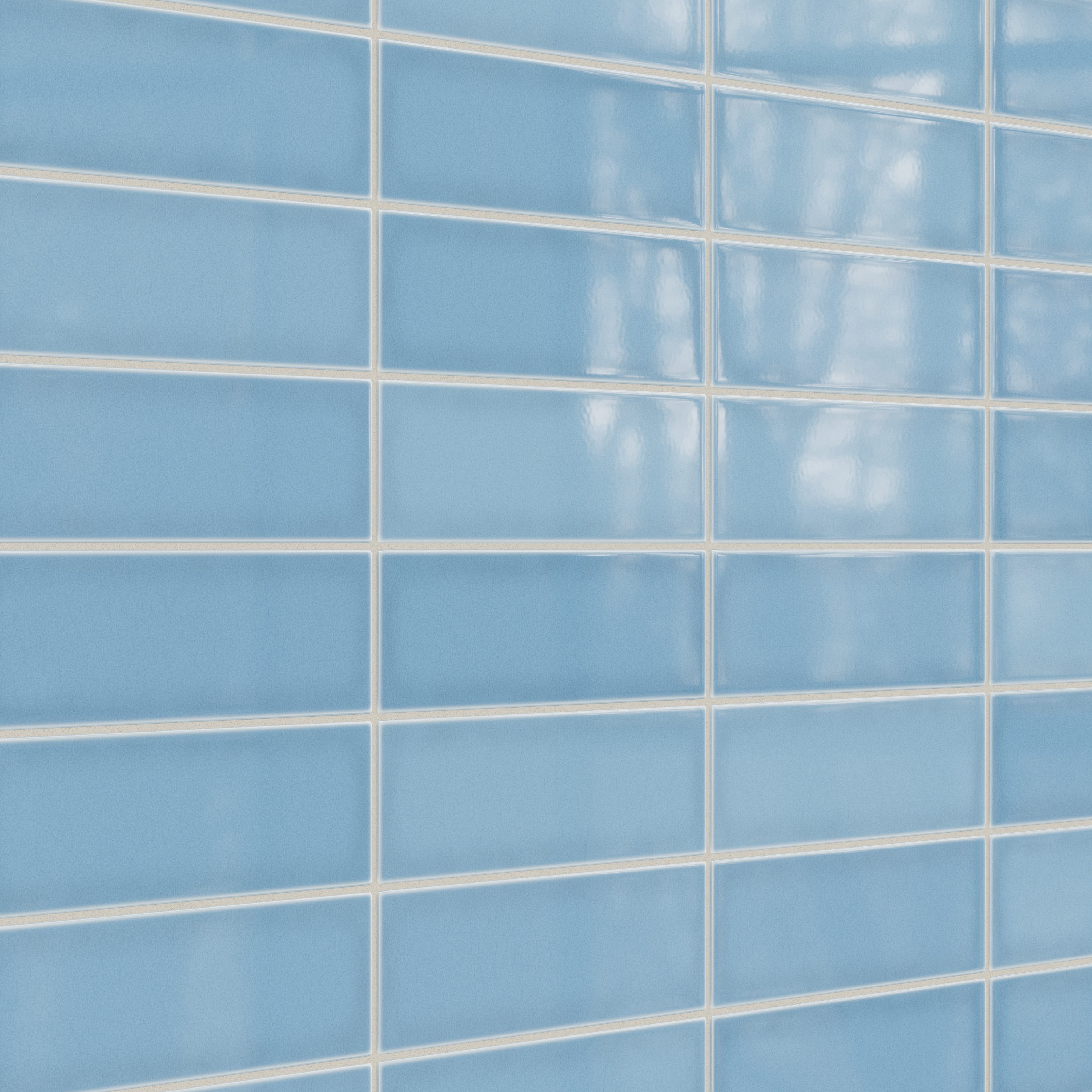 4x12 Original Ceramic Tile in Caribbean Sea Gloss