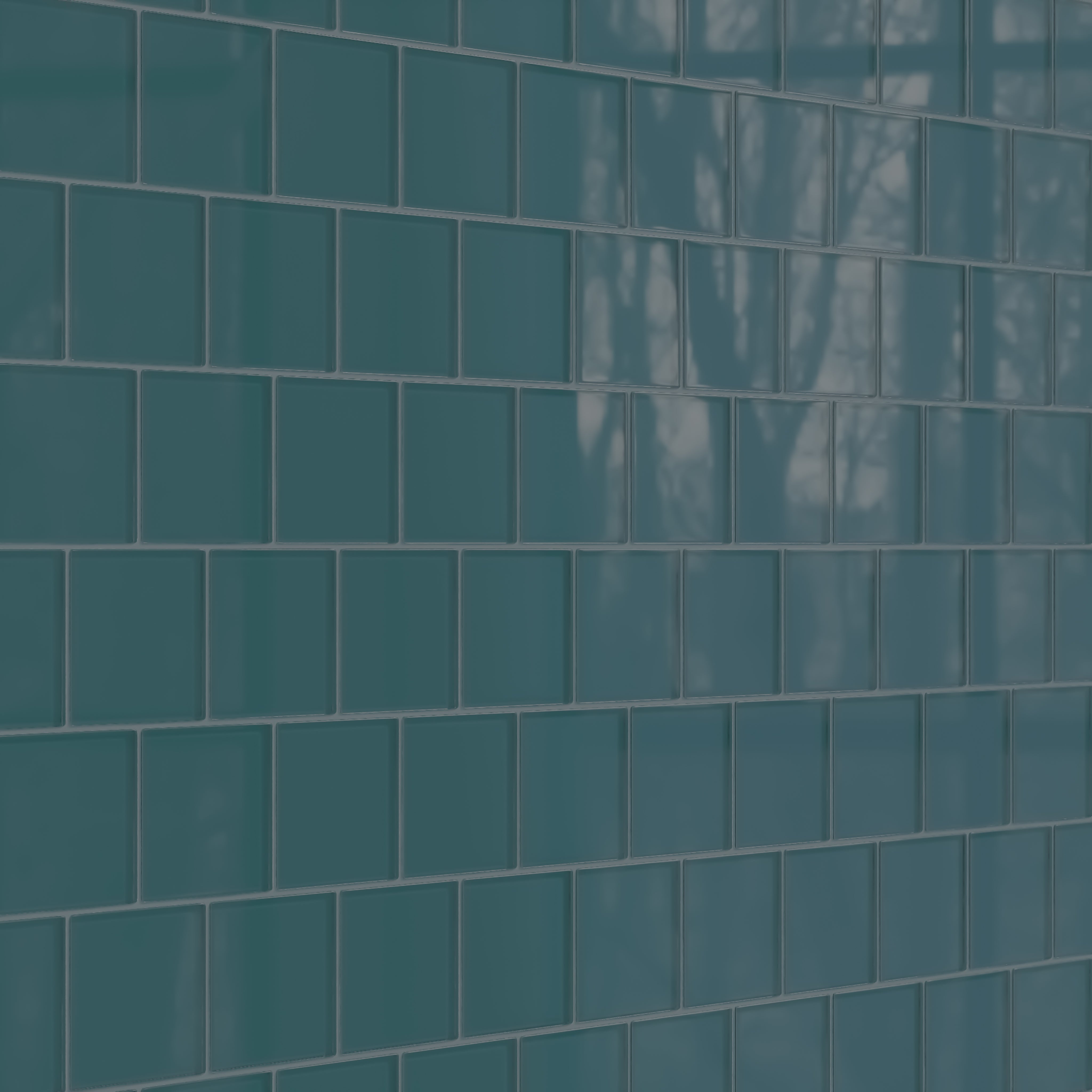 4x4 Glass Tile in Magpie Gloss