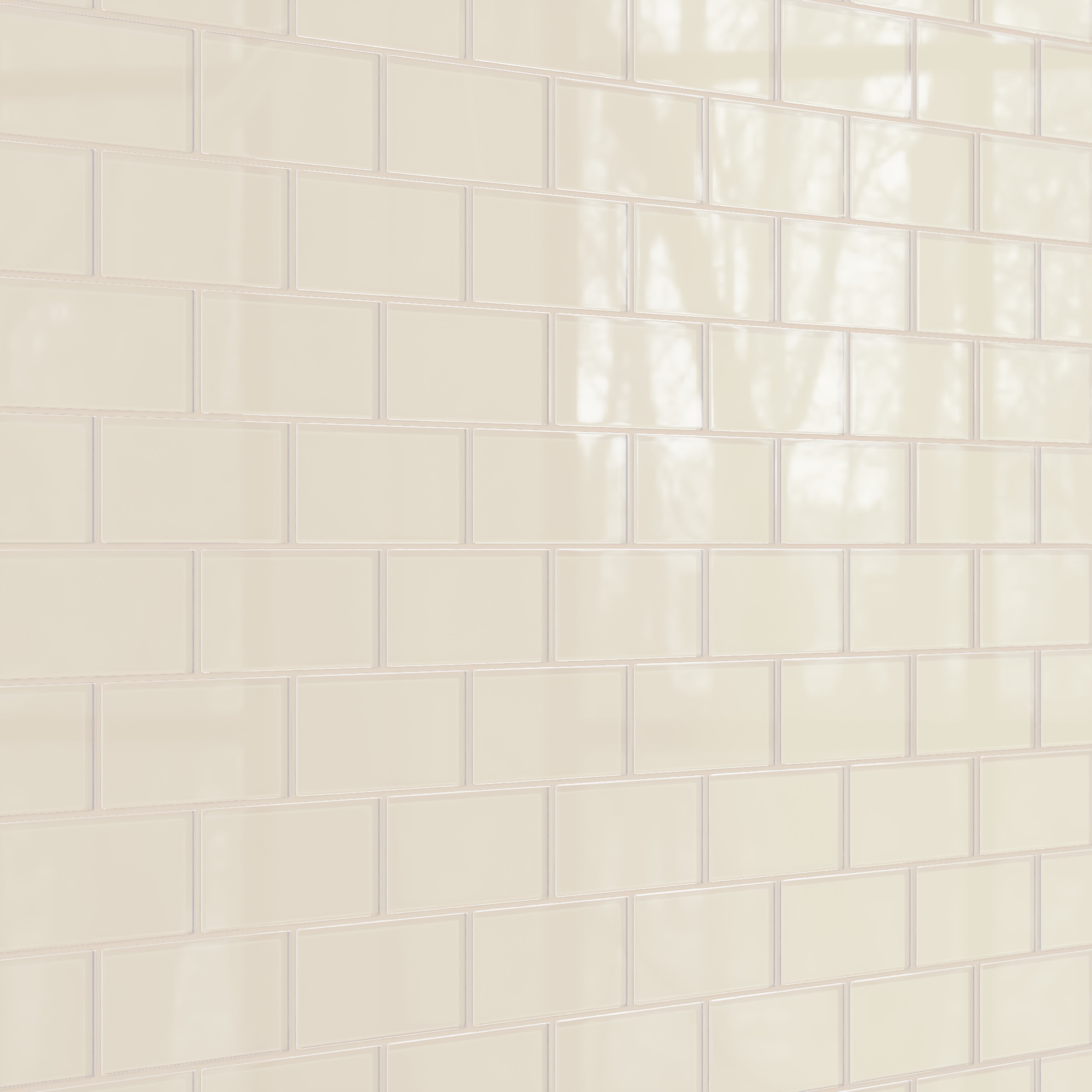 3x6 Glass Tile in Sparrow Gloss