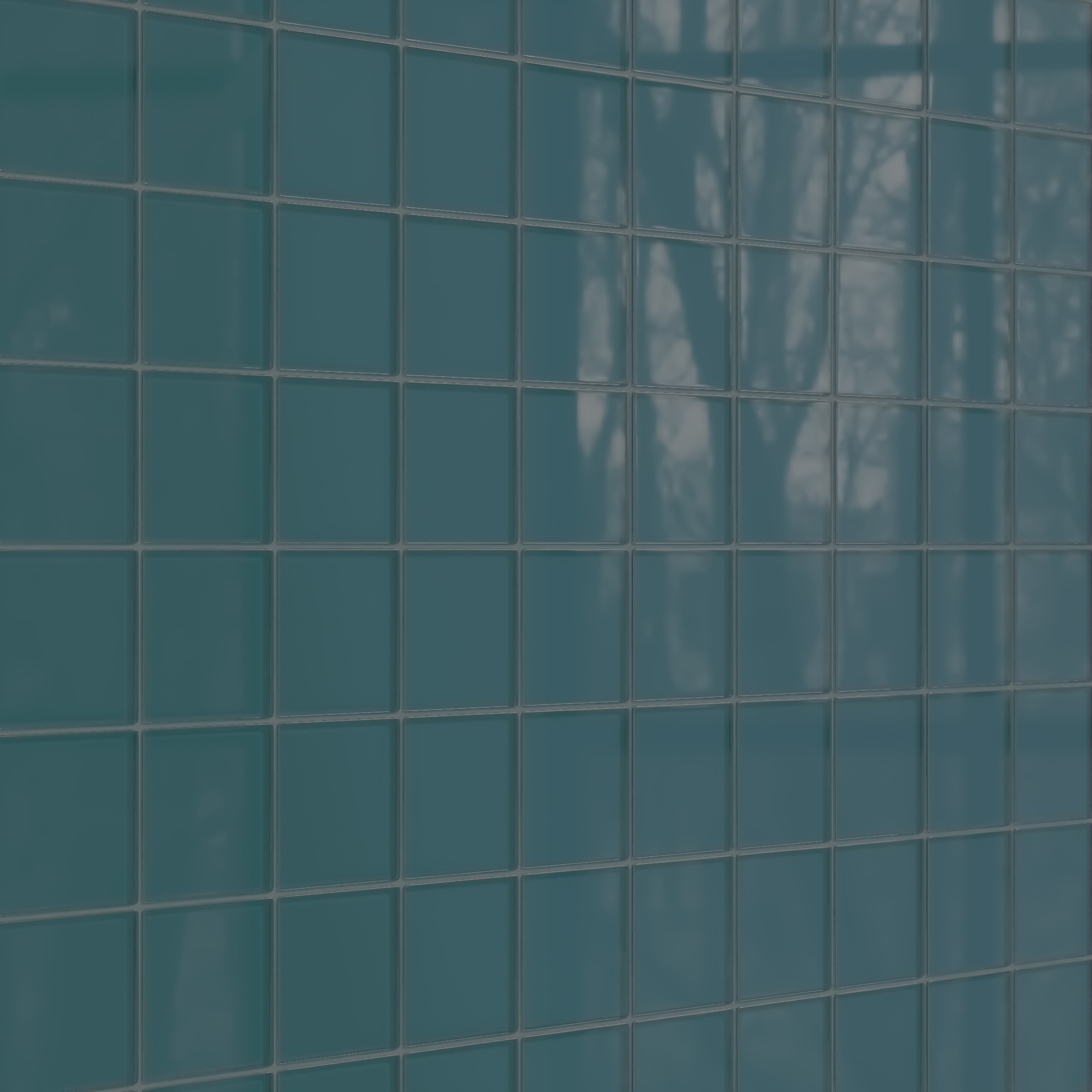 4x4 Glass Tile in Magpie Gloss
