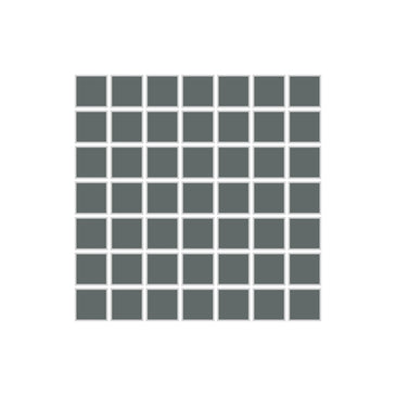 1x1 Straight Set Sheeted Original Ceramic Mosaic Tile in Flagstone Gloss