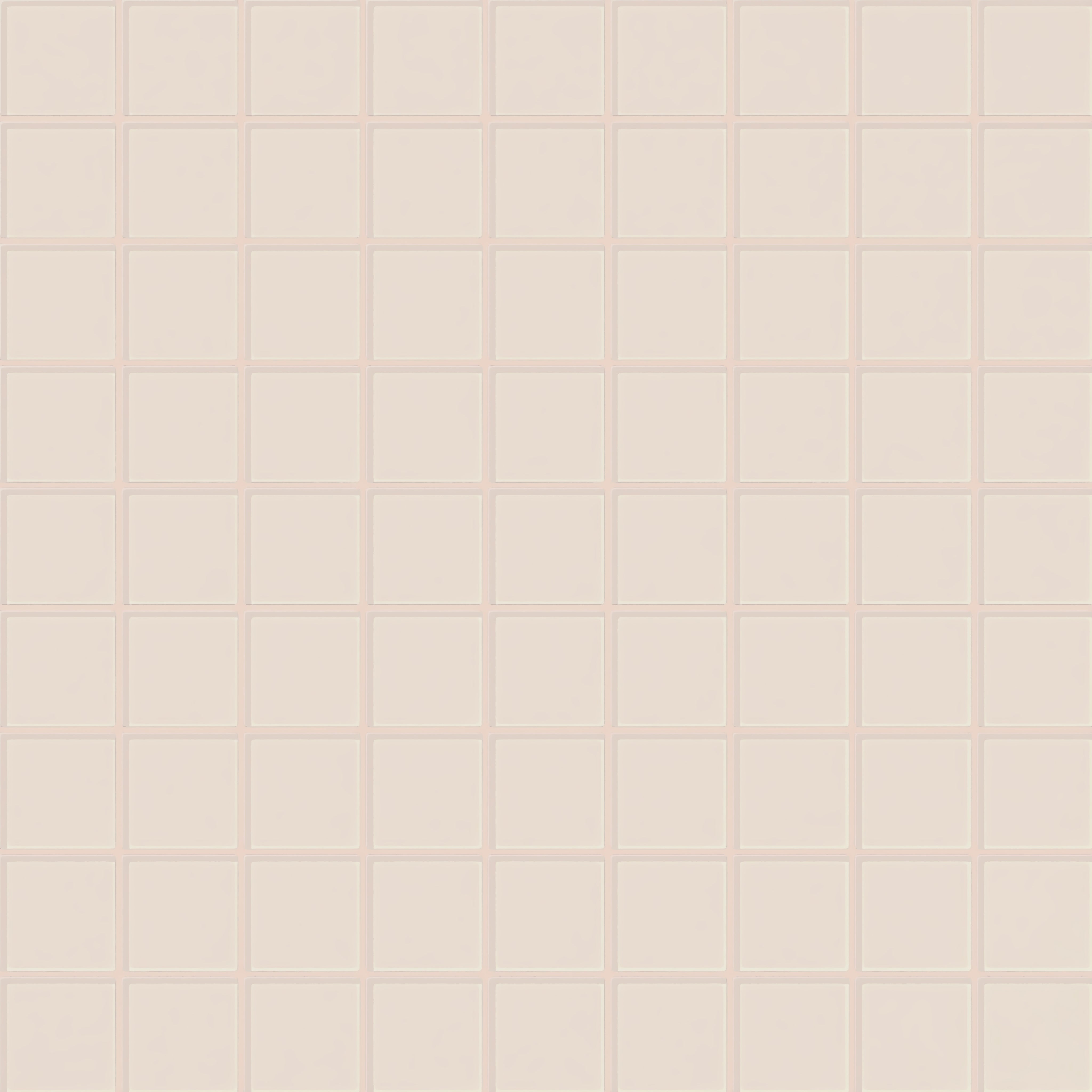 3x3 Straight Set Sheeted Glass Mosaic Tile in Sandpiper Gloss
