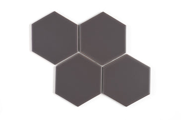 6" Hexagon Original Ceramic Tile in Kalamata Matte