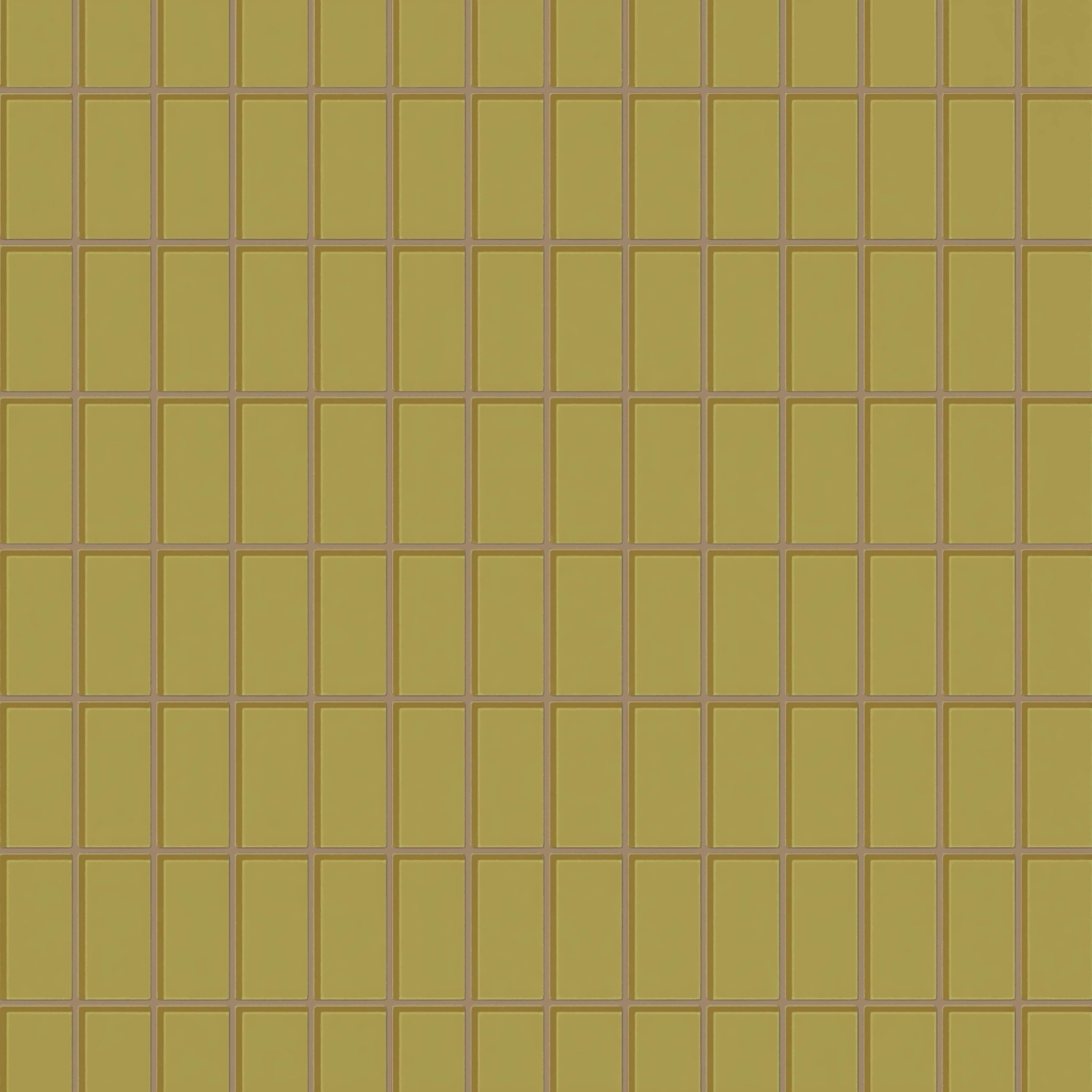 2x4 Straight Set Sheeted Glass Mosaic Tile in Pine Siskin Gloss