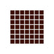 1x1 Straight Set Sheeted Original Ceramic Mosaic Tile in Amber