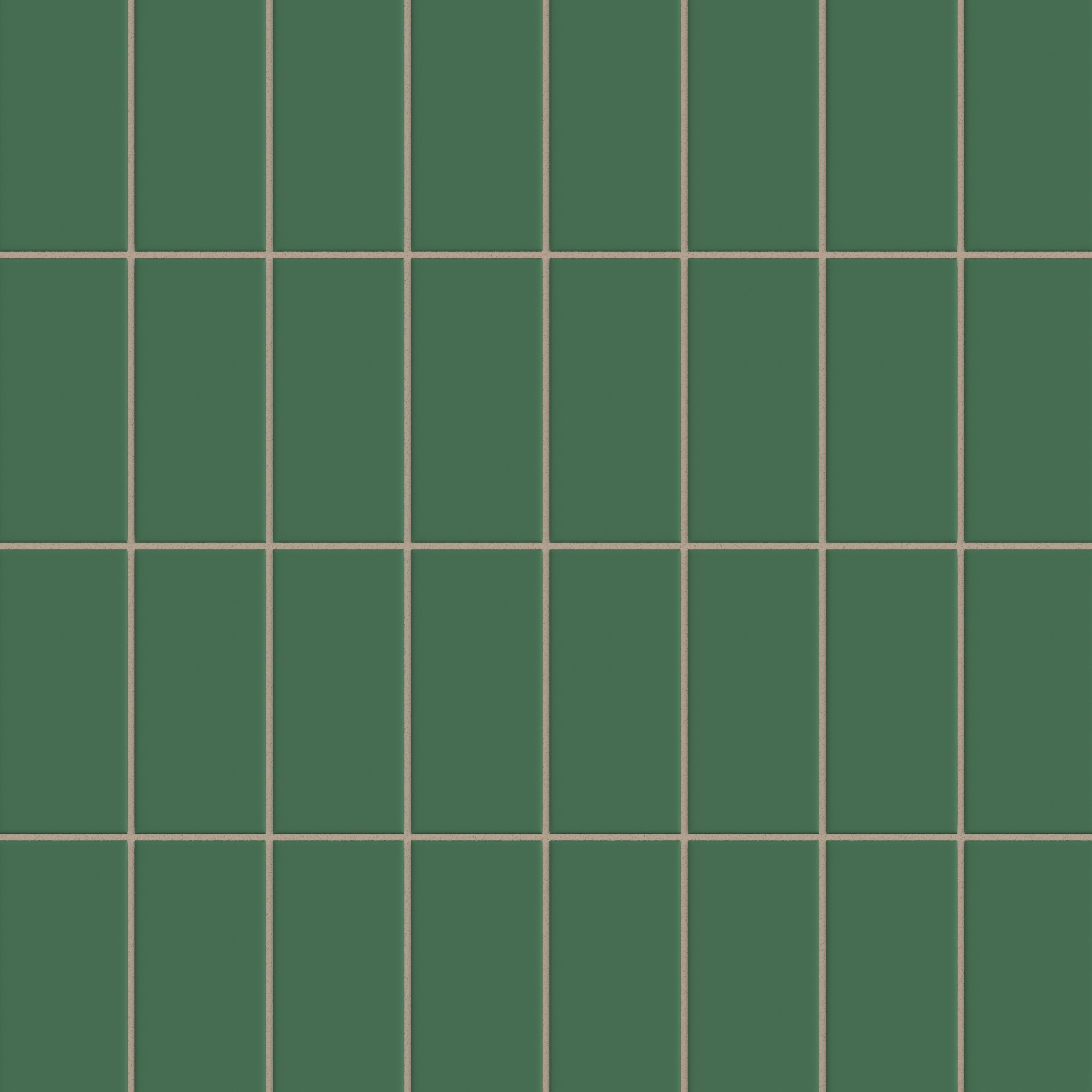 3x6 Natural Press Ceramic Tile in Viridian Matte