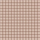 1x1 Straight Set Sheeted Glass Mosaic Tile in Rosy Finch Gloss