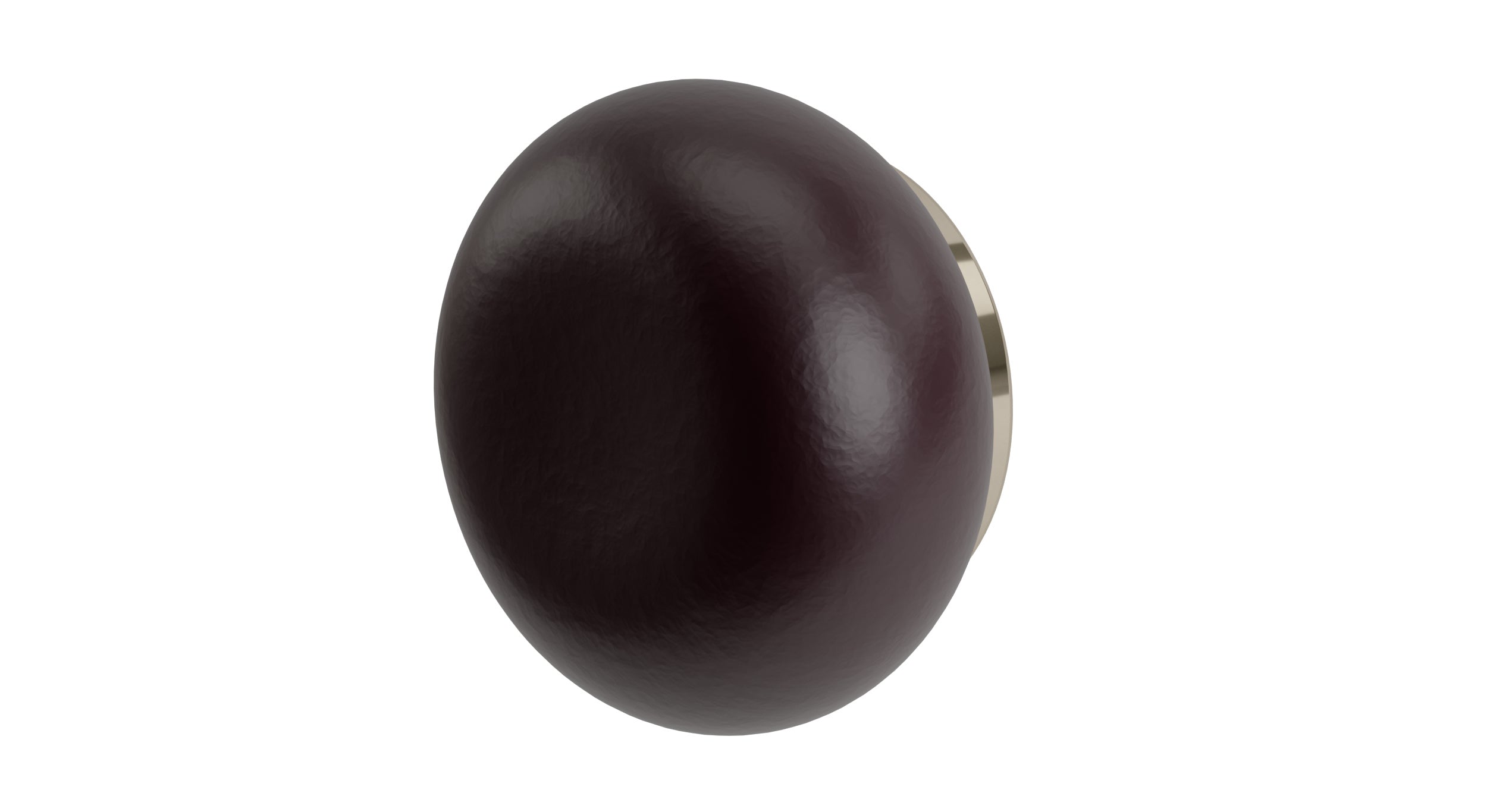 Foundry One Handle Wall Mount Diverter/Volume Control Shower Trim with Pebble Ceramic Knob Handle in Polished Nickel