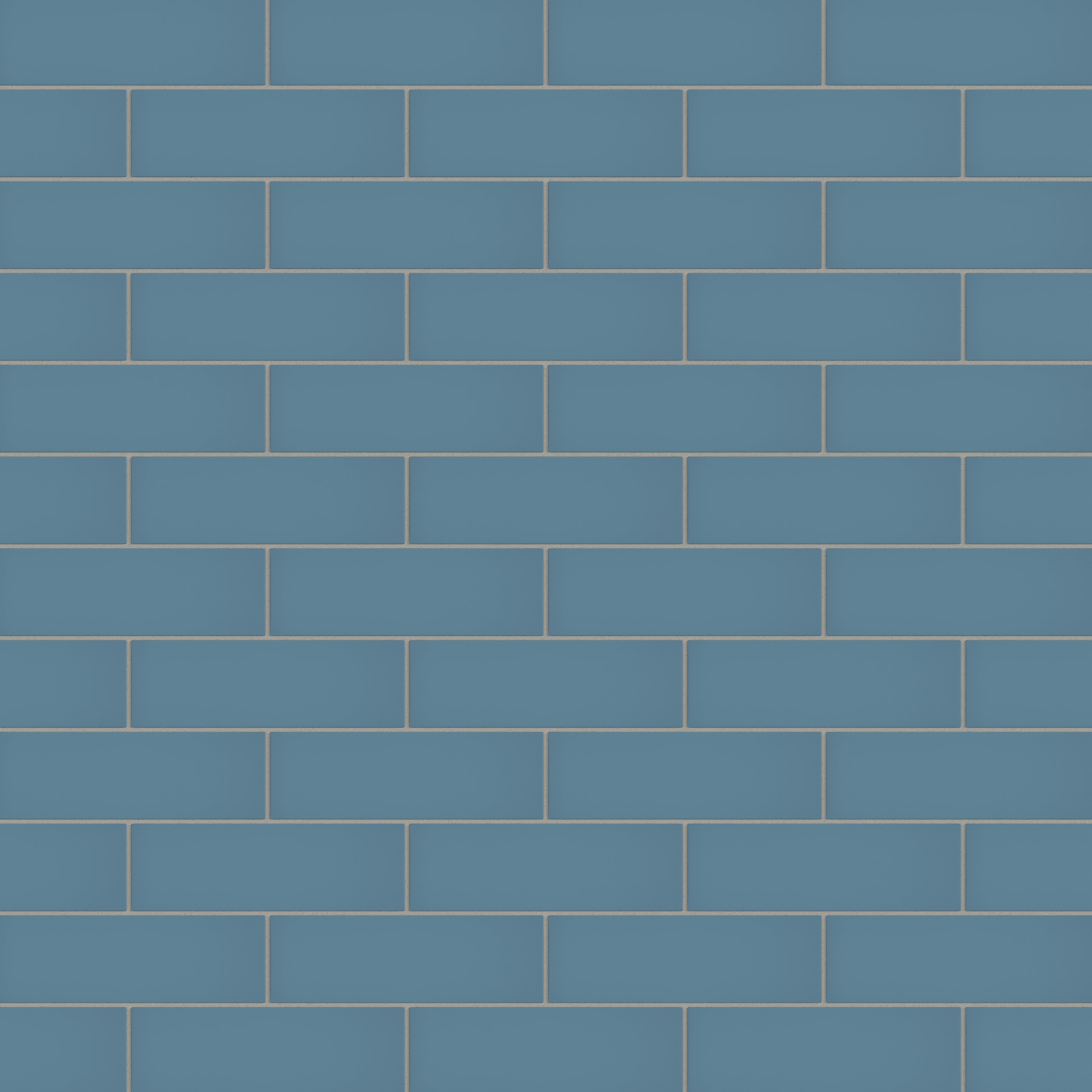 3x9 Natural Press Ceramic Tile in Azurite Matte