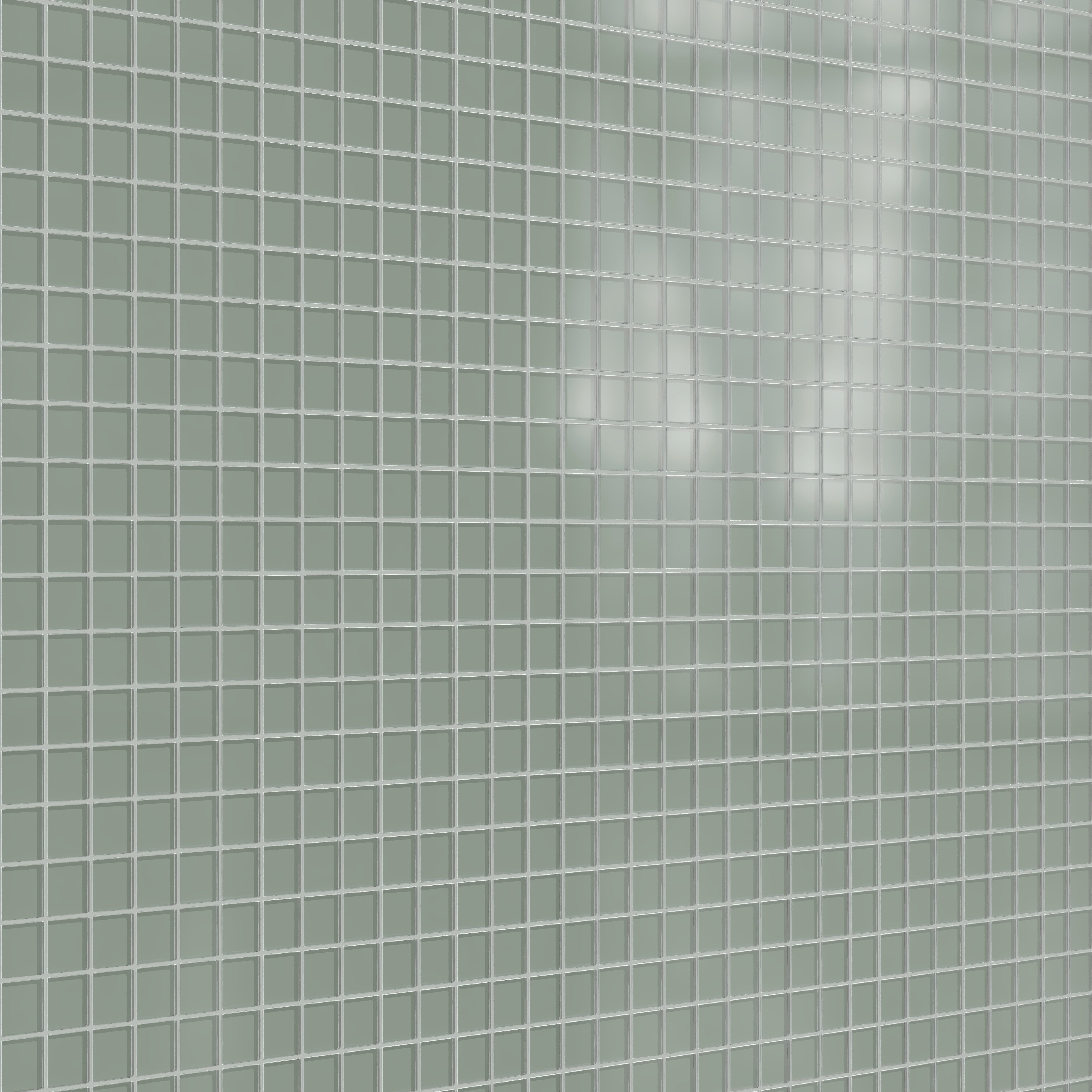 2x2 Straight Set Sheeted Glass Mosaic Tile in Hummingbird Matte