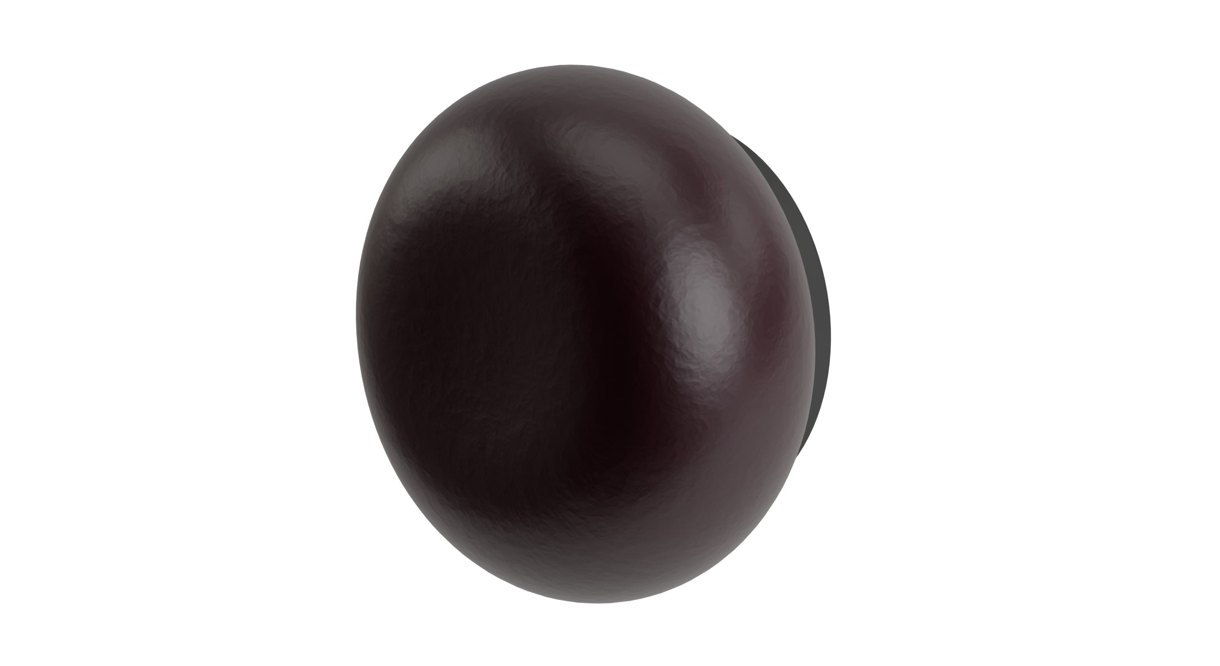 Foundry One Handle Wall Mount Diverter/Volume Control Shower Trim with Pebble Ceramic Knob Handle in Matte Black
