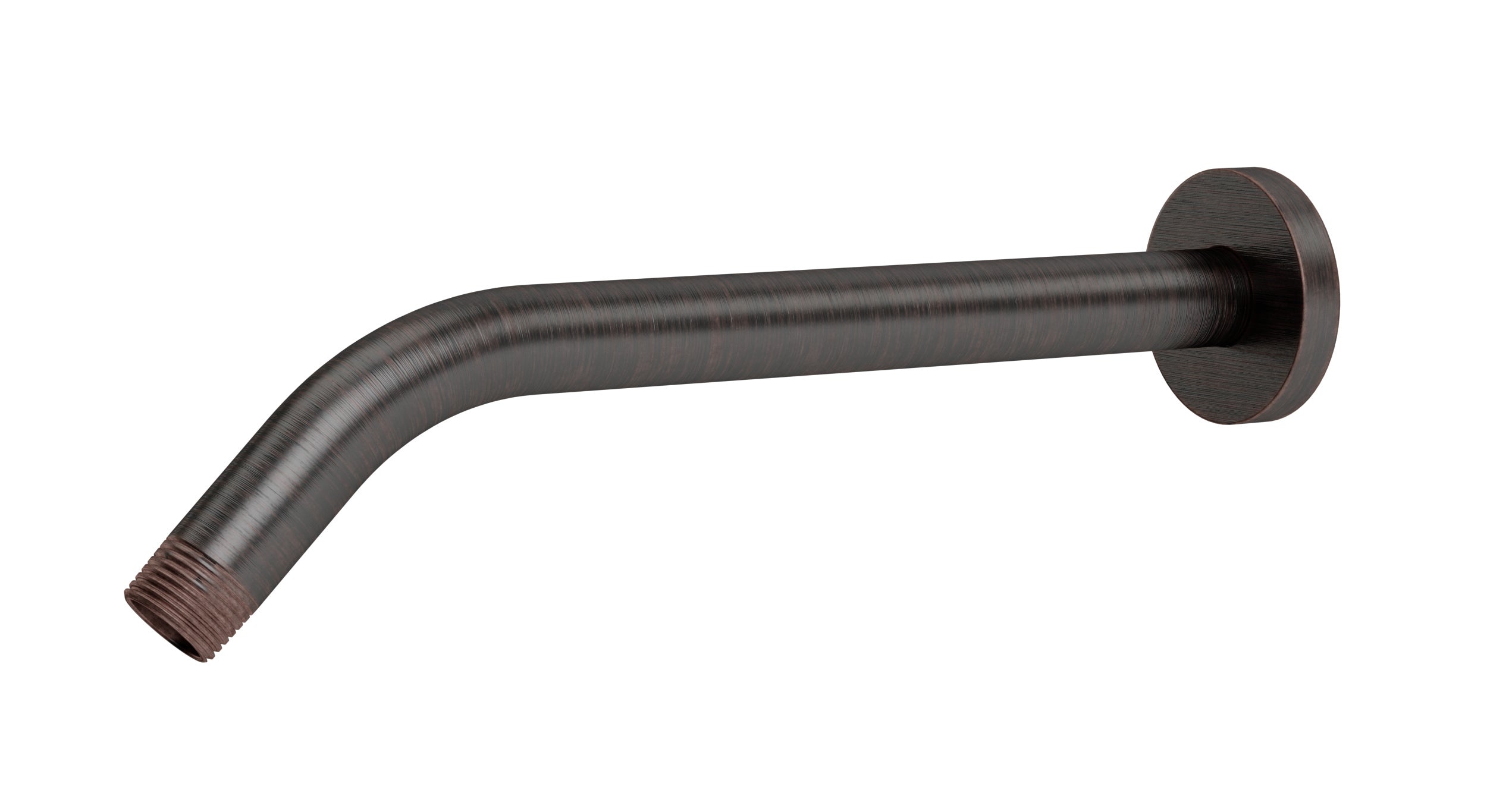 Contour & Foundry 45-Degree 12" Shower Arm with Flange in Antique Bronze