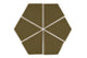 Hexite Original Ceramic Tile in Chaparral Gloss