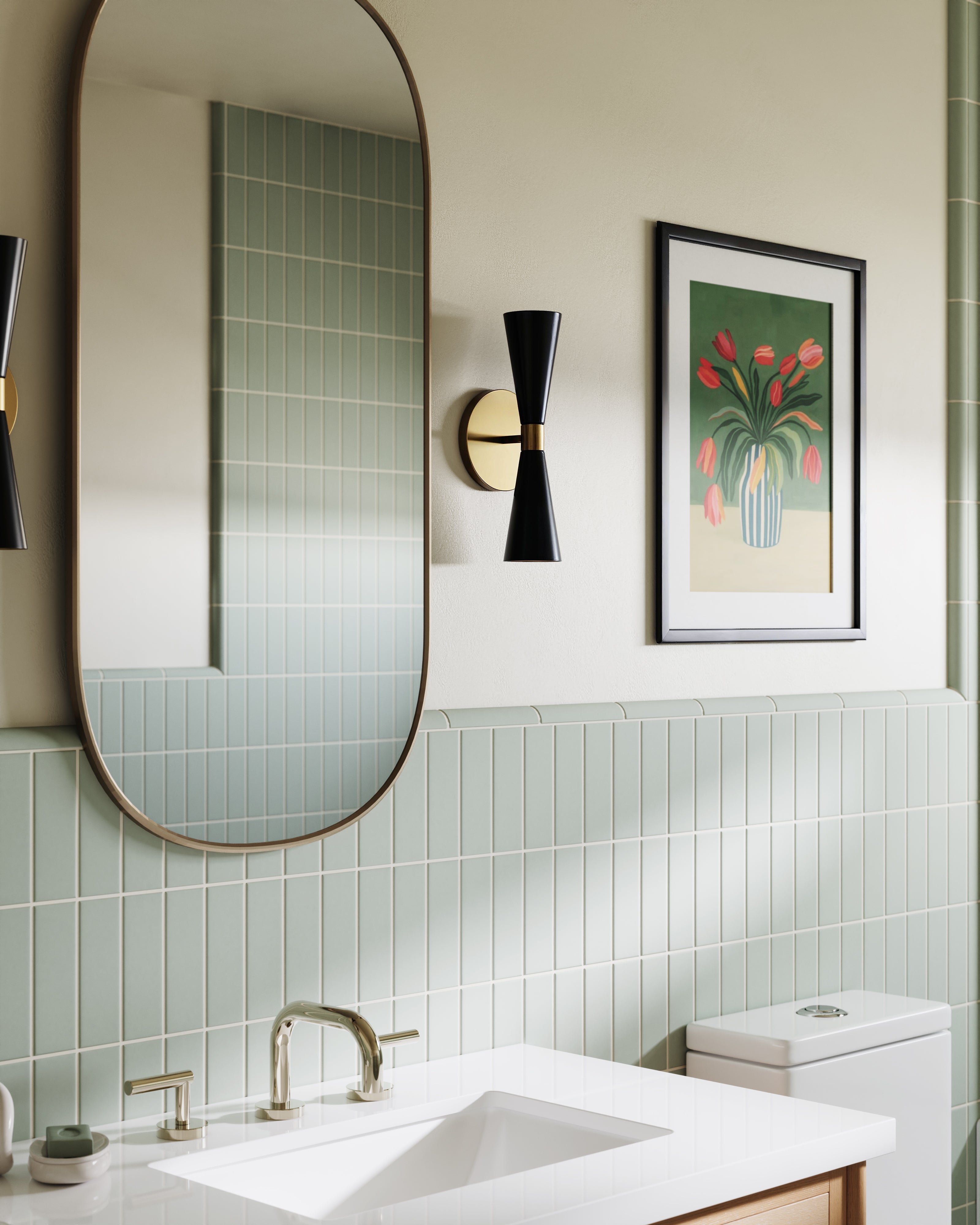 2x6 Original Ceramic Tile in Rosemary Matte