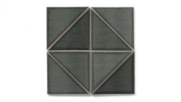 6" Triangle Original Ceramic Tile in Tempest Gloss