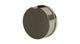 Foundry One Handle Wall Mount Diverter/Volume Control Shower Trim with Barrel Knob Handle in Polished Nickel