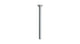 Emerson 12" Straight Shower Arm with Flange in Satin Chrome