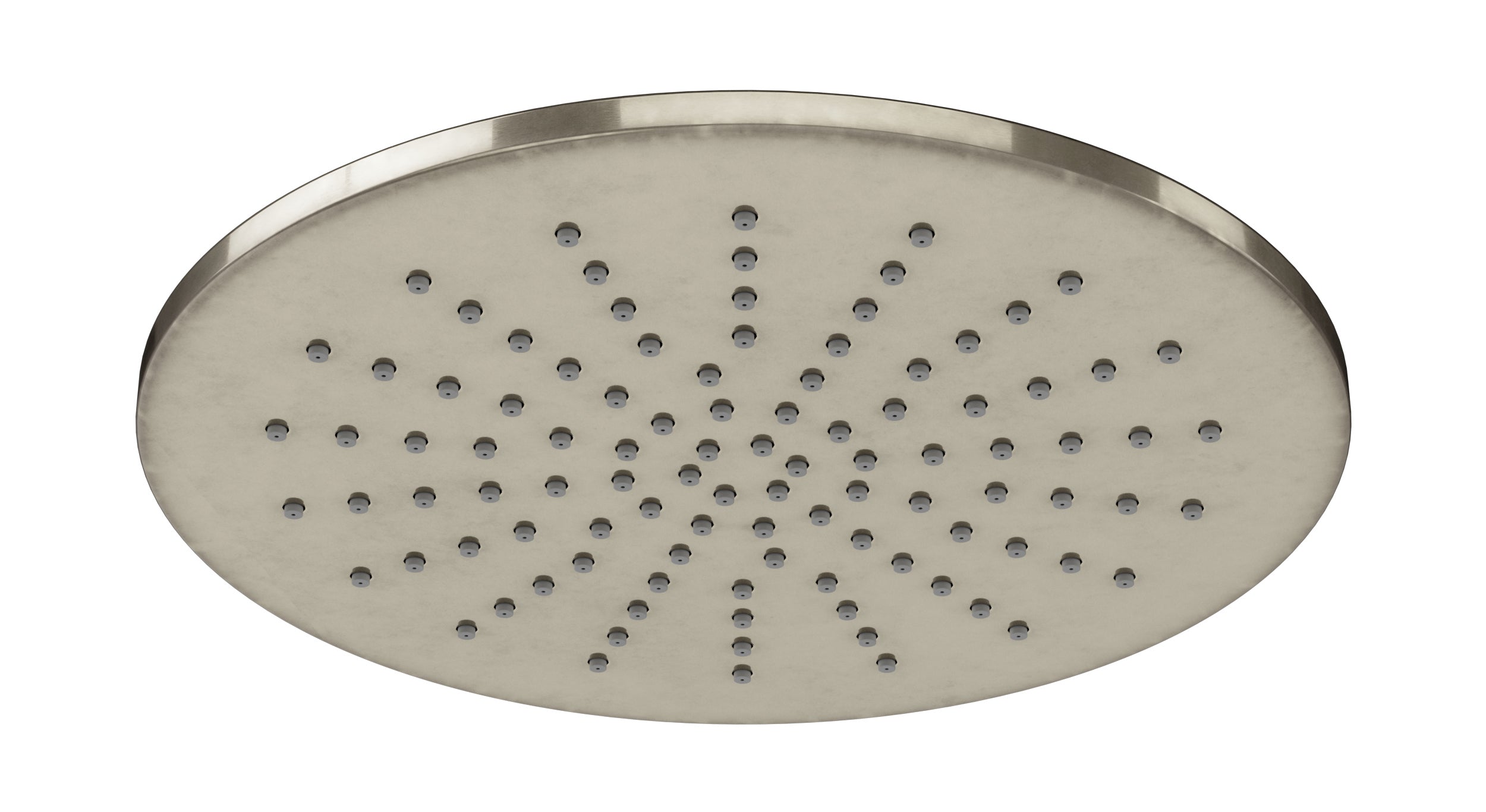 Shower 8" Flat Shower Head in French Nickel
