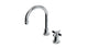 Emerson One Handle Deck Mount Gooseneck Lavatory Faucet with Defined Cross Handle in Polished Chrome