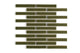 1x6 Half Offset Sheeted Original Ceramic Mosaic Tile in Bonsai Gloss