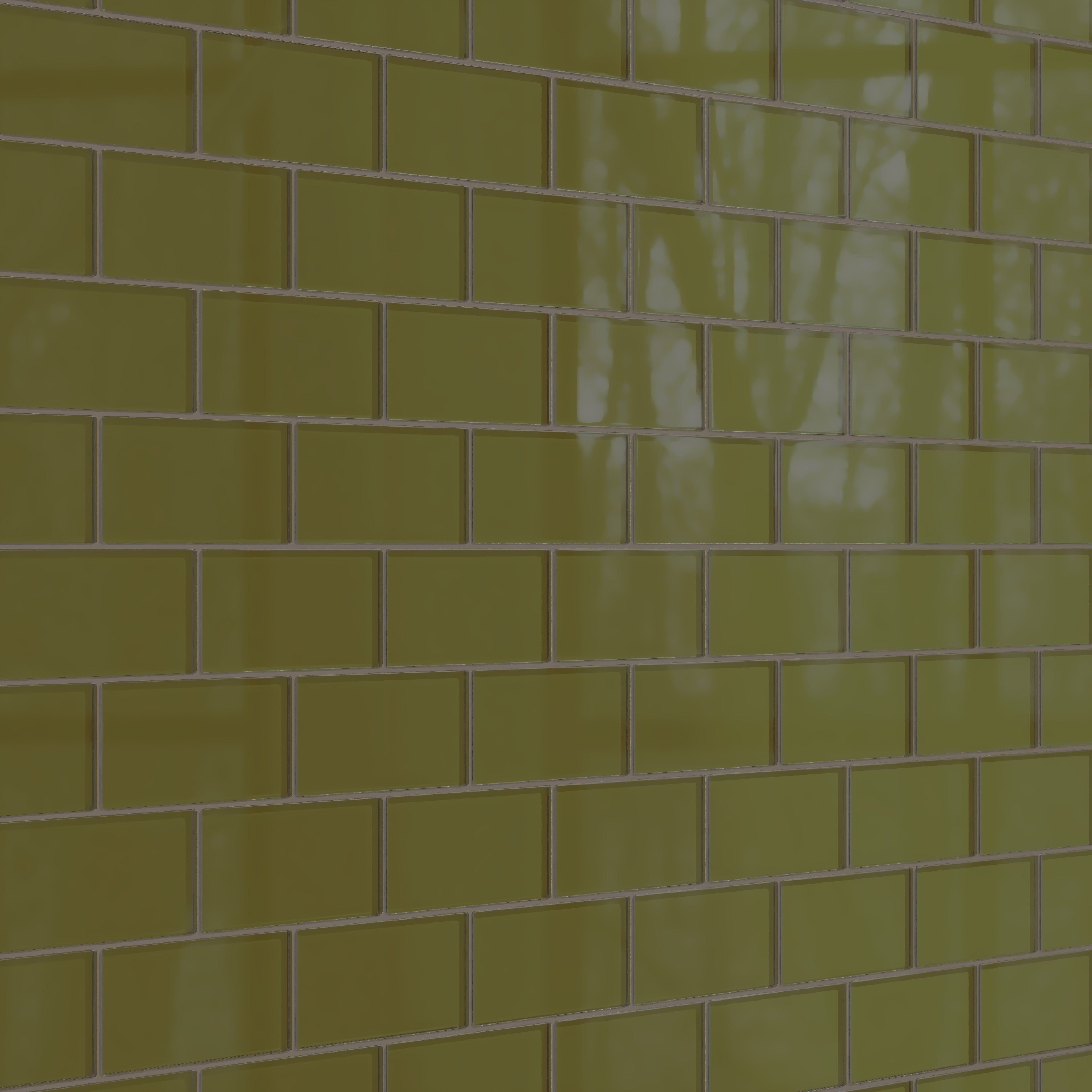 3x6 Glass Tile in Cormorant Gloss