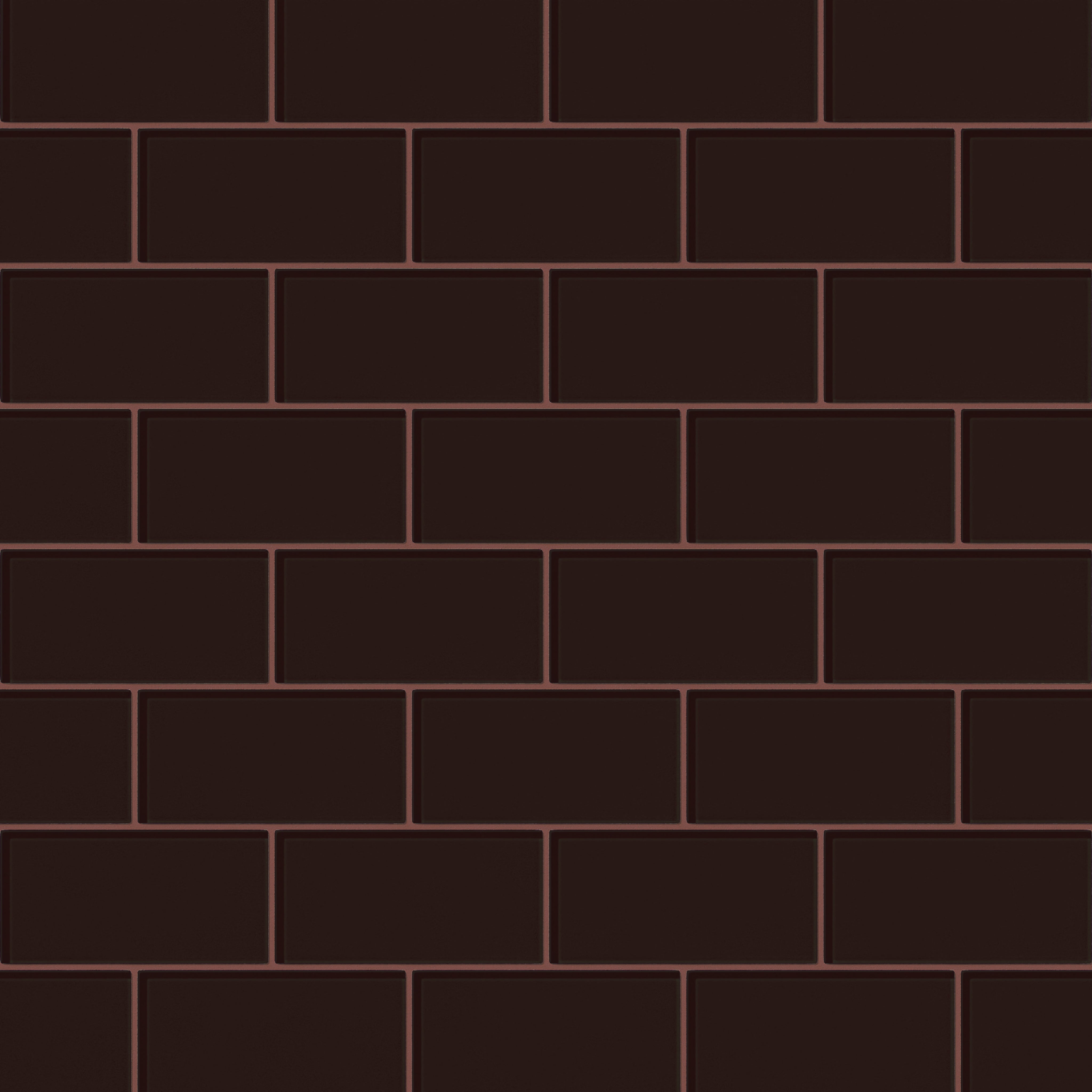 3x6 Glass Tile in Nighthawk Gloss