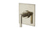 Flatiron One Handle Wall Mount Shower Trim with Linear Lever Handle in French Nickel