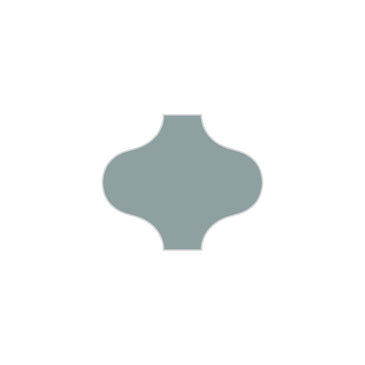 Paseo Original Ceramic Tile in Overcast Matte