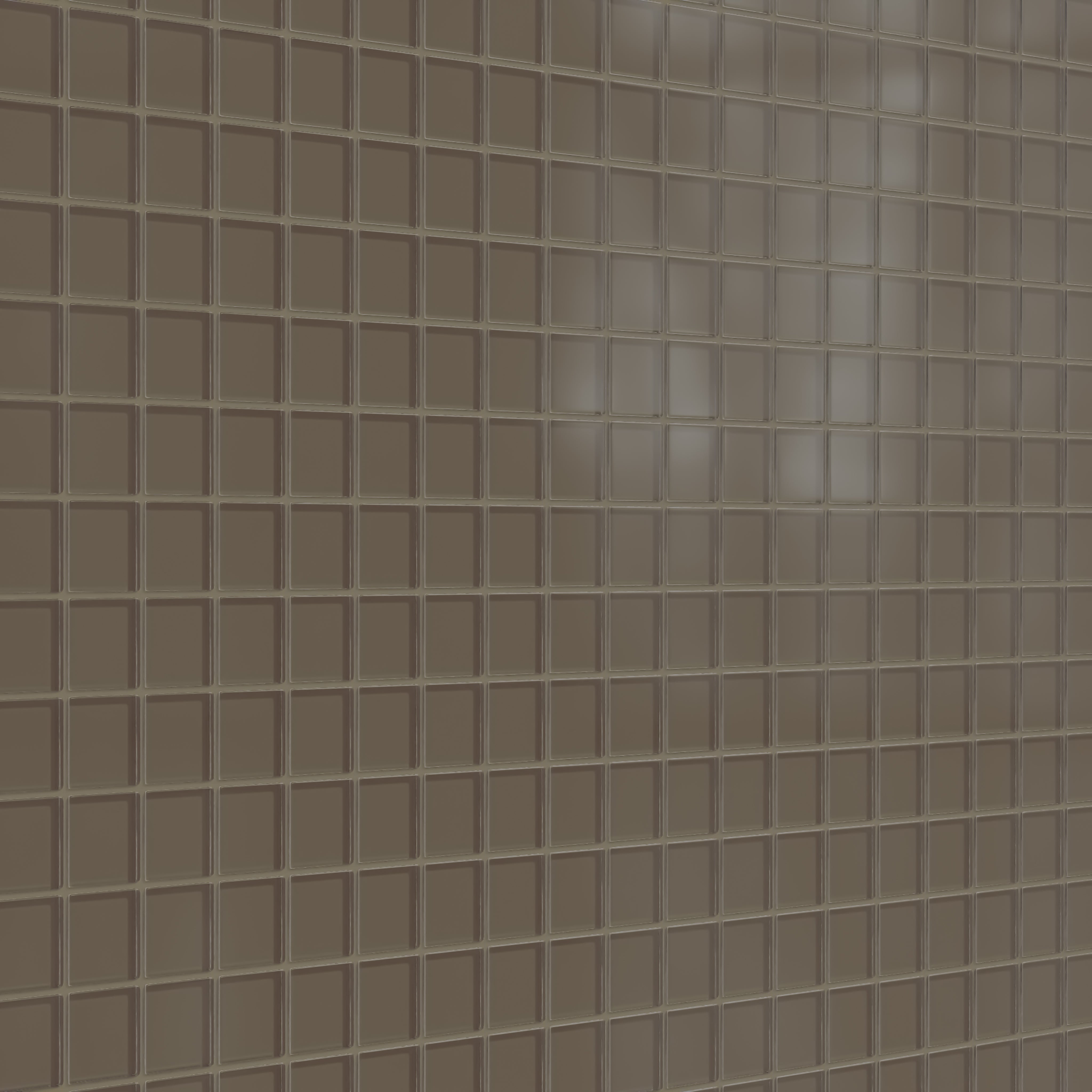 2x2 Straight Set Sheeted Glass Mosaic Tile in Albatross Matte