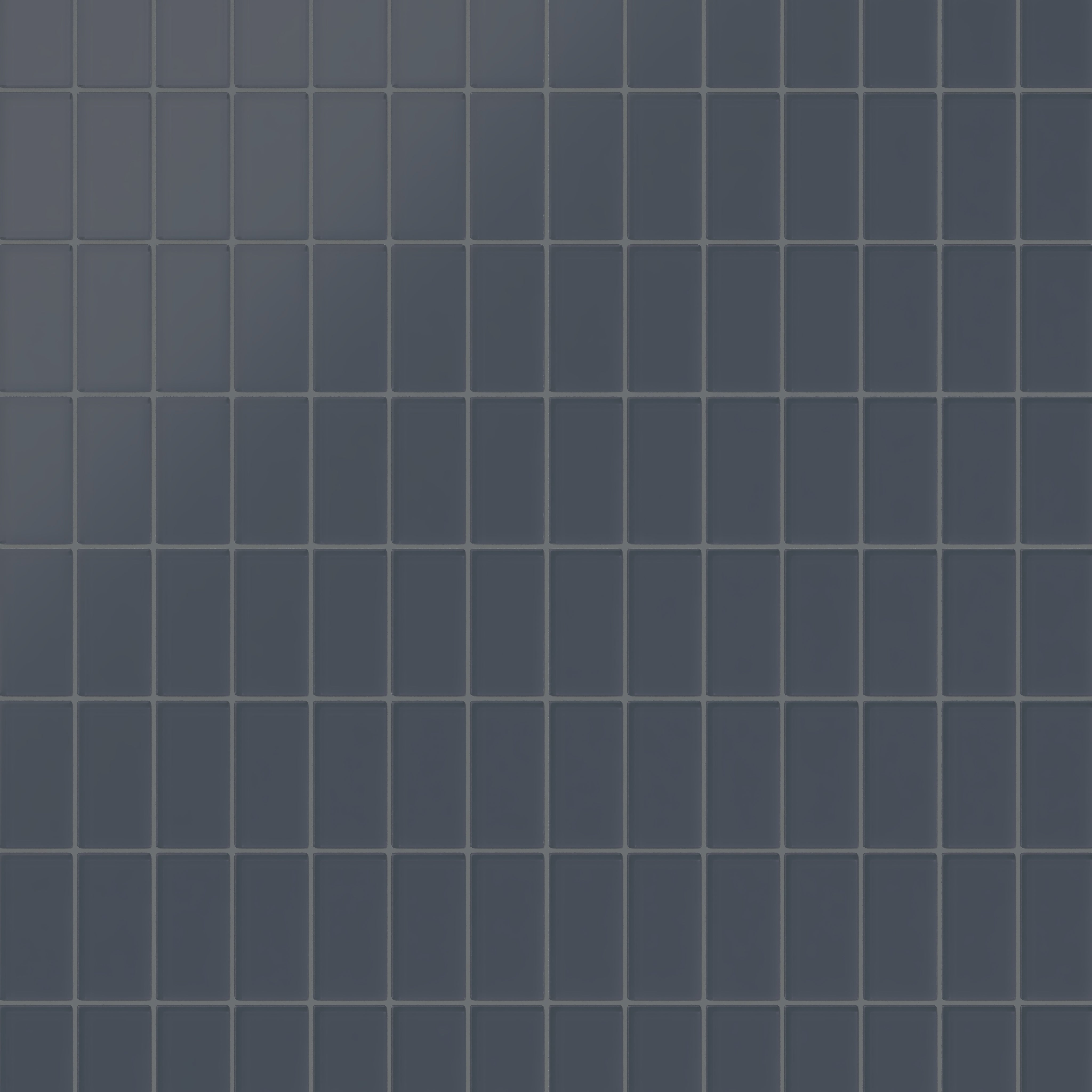 2x4 Straight Set Sheeted Glass Mosaic Tile in Junco Matte