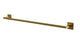 Flatiron Square Towel Bar 30" in Polished Brass