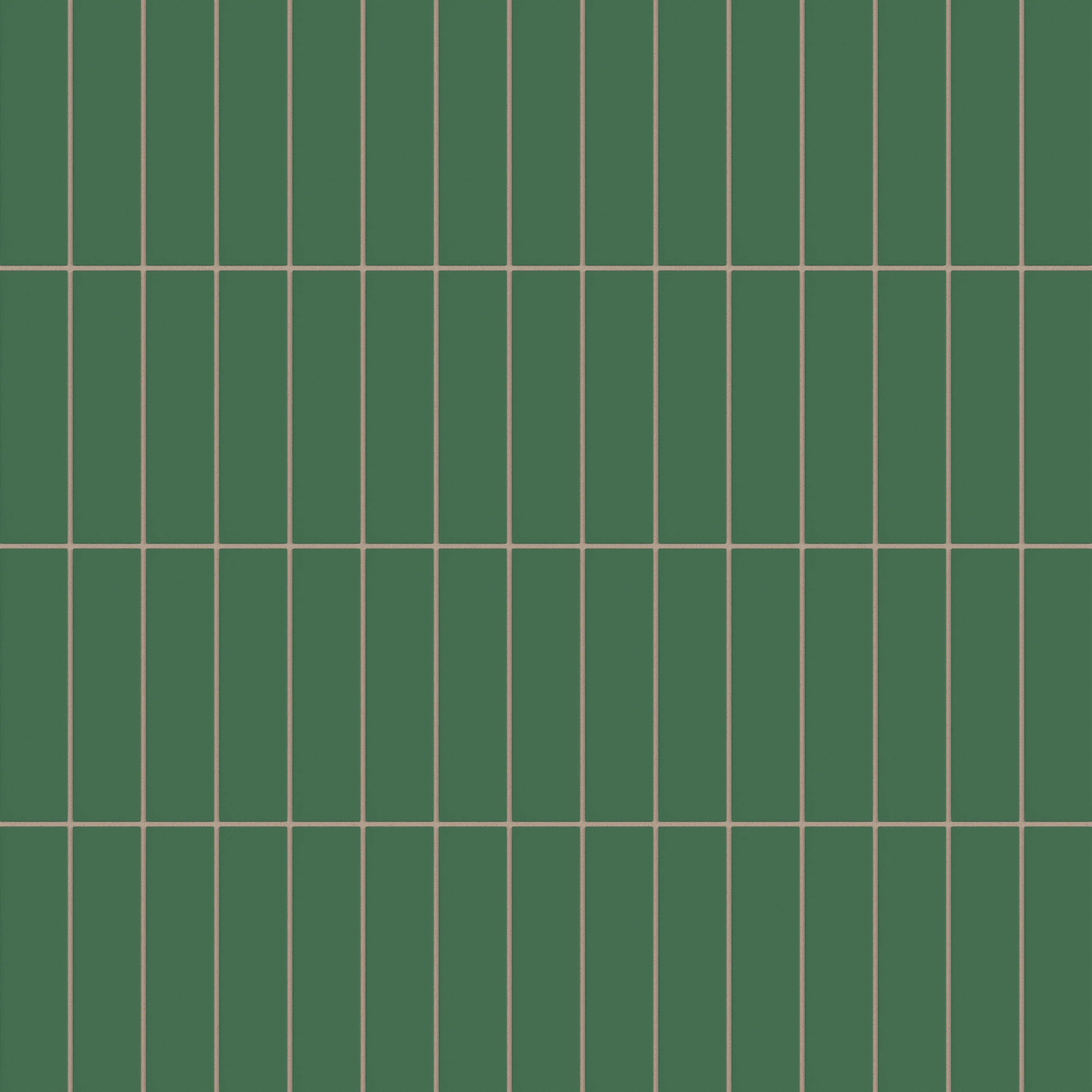 2x8 Natural Press Ceramic Tile in Viridian Matte