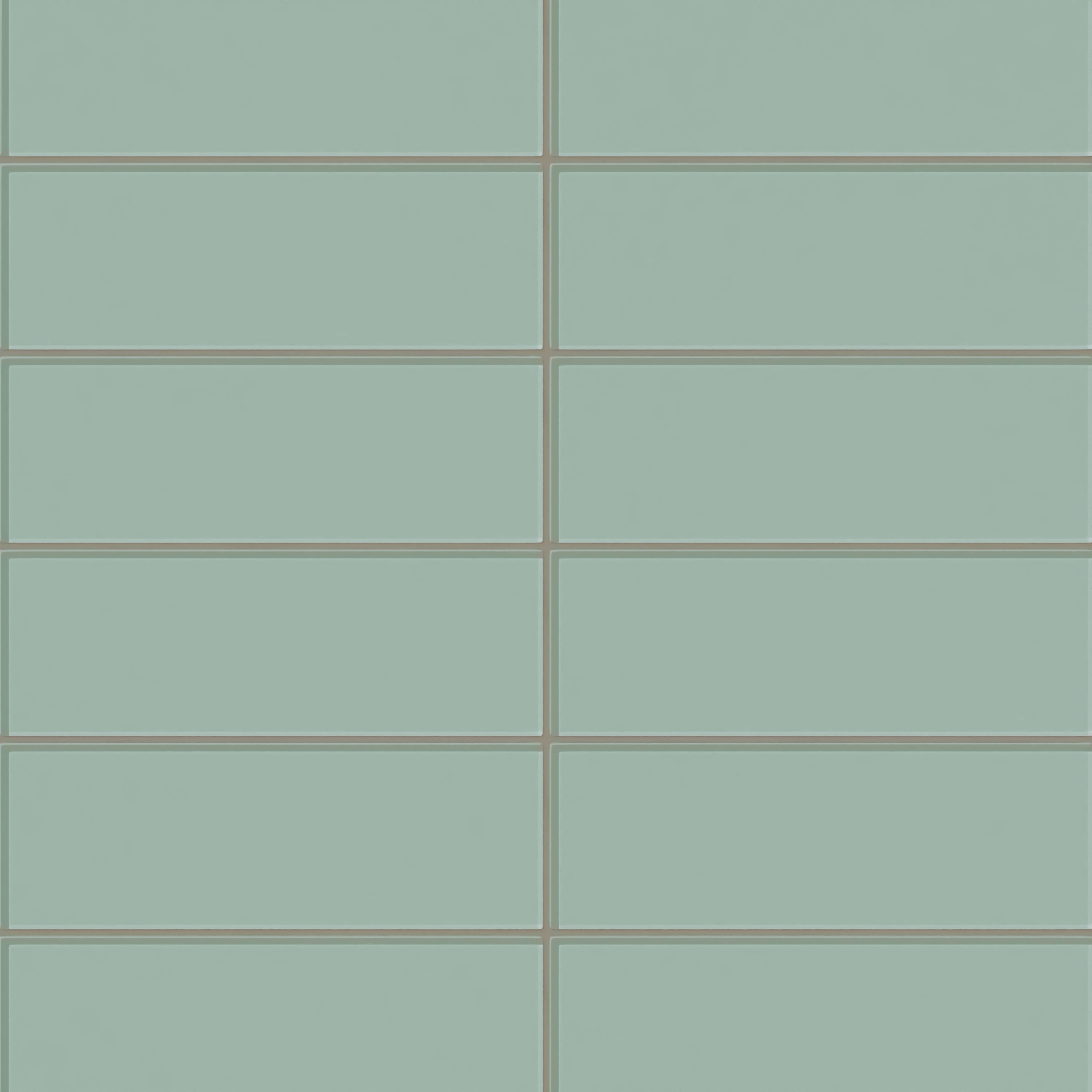 4x12 Glass Tile in Kingfisher Gloss