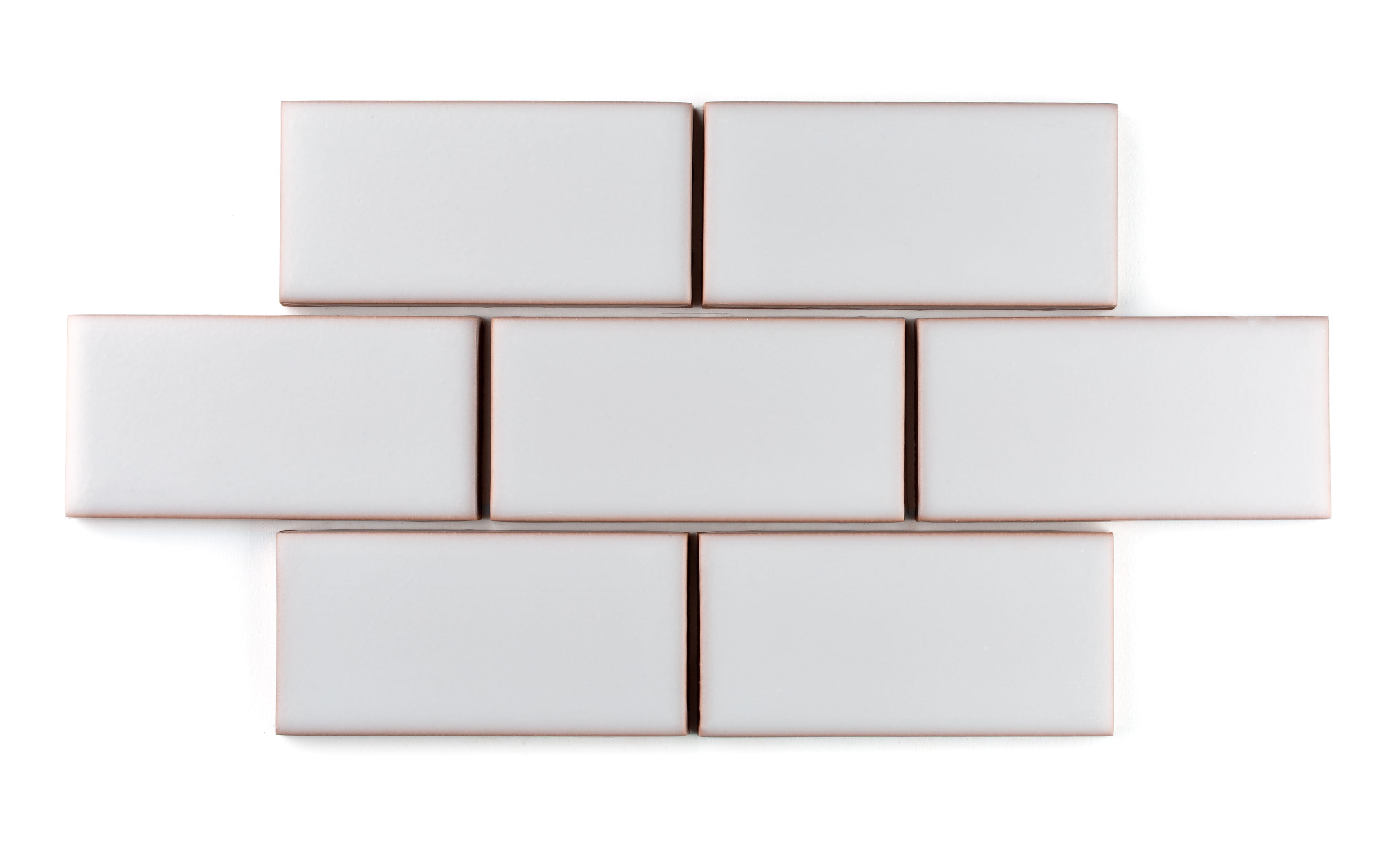 3" Triangle Sheeted - Quadrant Original Ceramic Mosaic Tile in Dust Storm Matte