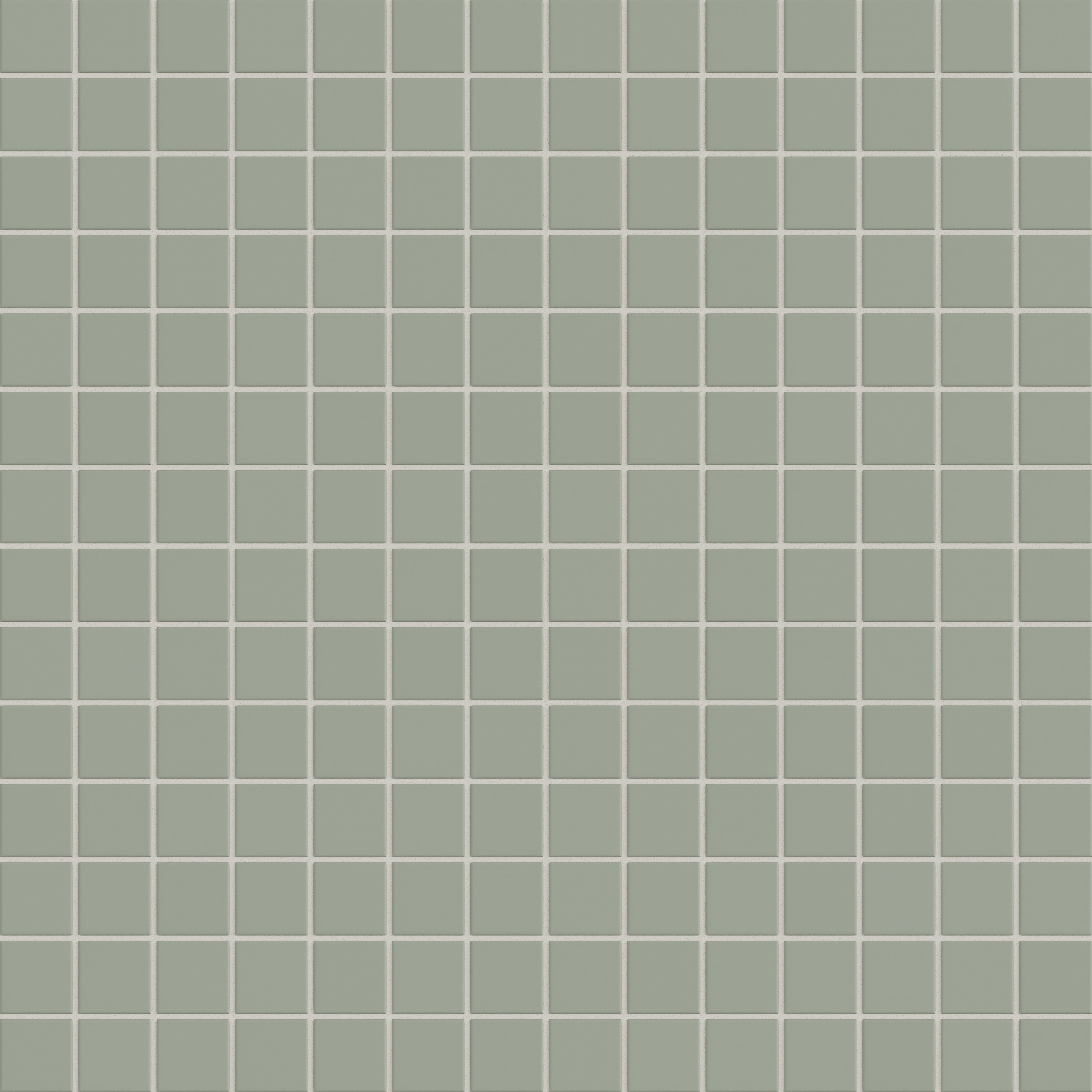 2x2 Straight Set Sheeted Natural Press Ceramic Mosaic Tile in Terre Verte Matte