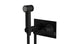 Emerson One Handle Wall Mount Bidet Trim with Classic Lever Handle in Matte Black