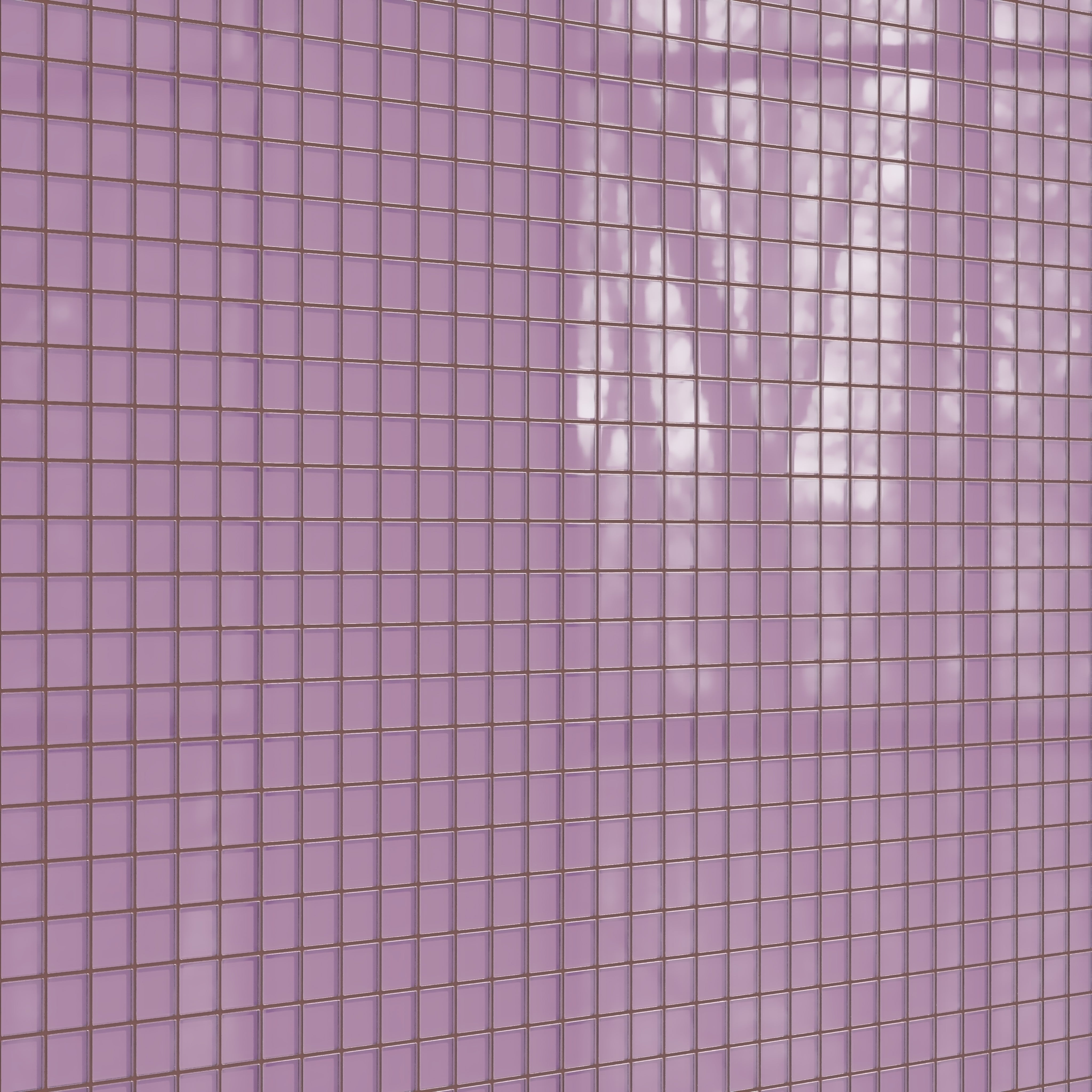 2x2 Straight Set Sheeted Glass Mosaic Tile in Waxbill Gloss