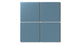 4x4 Natural Press Ceramic Tile in Azurite Matte