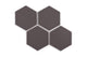 6" Hexagon Original Ceramic Tile in Kalamata Gloss