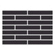 1x6 Half Offset Sheeted Original Ceramic Mosaic Tile in Graphite