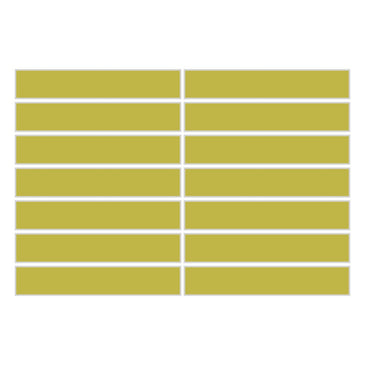 1x6 Straight Set Sheeted Original Ceramic Mosaic Tile in Palm Tree Matte
