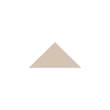 4" Triangle Original Ceramic Tile in Cardamom Matte