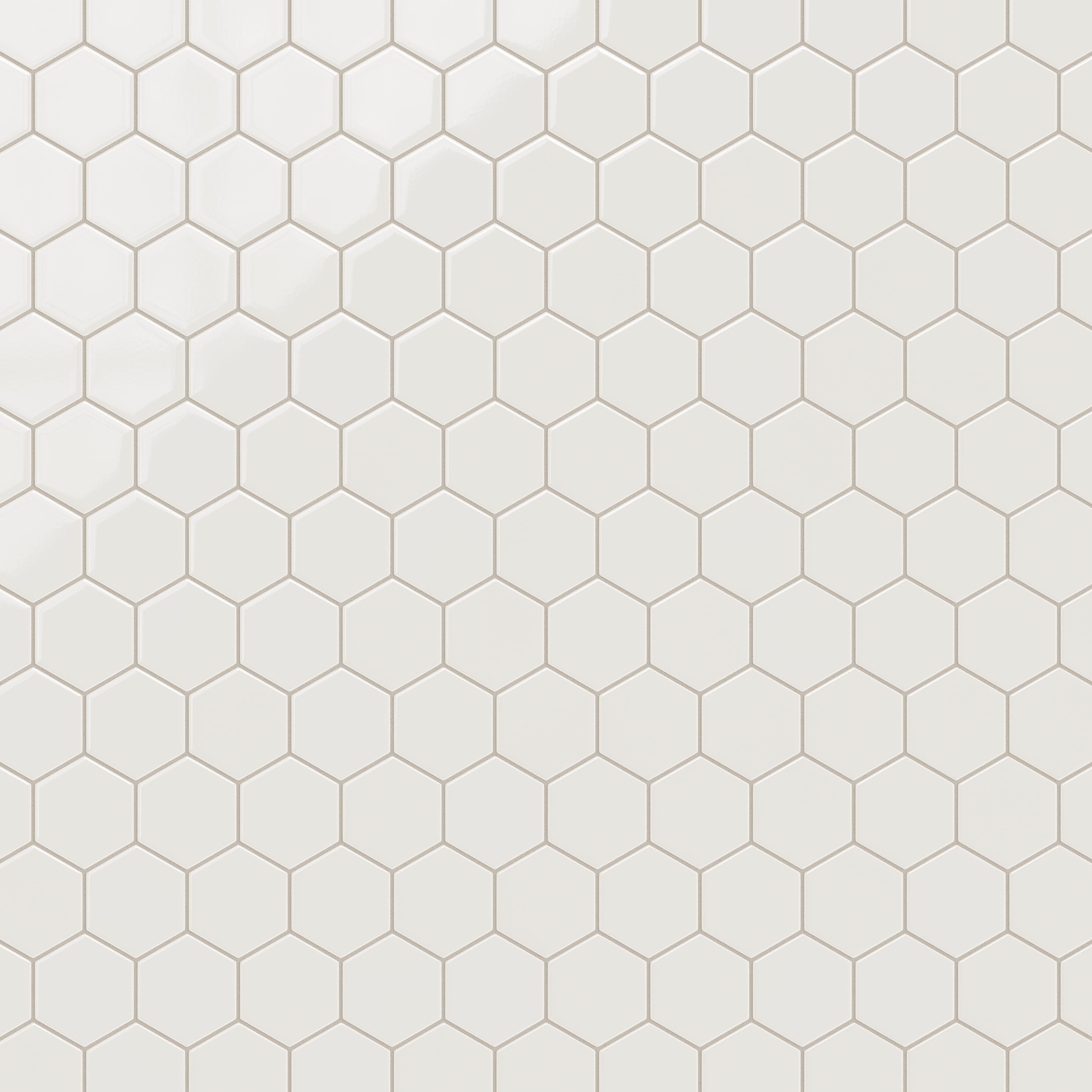 Quick Ship 4" Hexagon Original Ceramic Tile in Feldspar Gloss